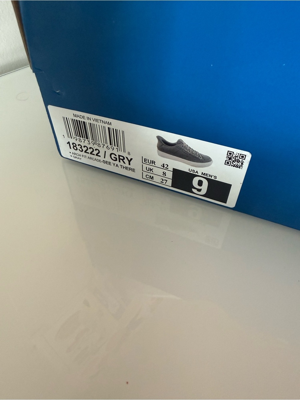 Skechers NEW Slip-ins Gray Lace-Up Sneakers - Picture 6 of 8